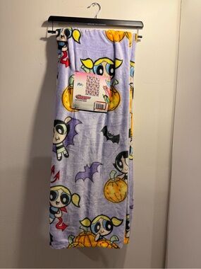 Power Puff Girls Halloween Throw Blanket NWT